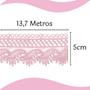 Imagem de Renda Guipír Rosa Claro - Rolo Com 13,7 Metros - Chl589 - Nybc