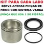 Imagem de Reparo com pistão êmbolo da pinça freio varga dianteiro gm s10 blazer g1 1995 a 2011 - toyota bandeirante 95 a 01 (66mm)