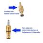Imagem de Reparo para registro de pressao 1/4 volta mvc docol 1/2 3/4