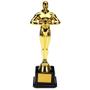 Imagem de Réplica De Troféu Oscar Banhado a Ouro 18cm 21cm 26cm Estátua De Prêmios Em Miniatura De Plástico