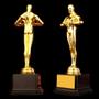 Imagem de Réplica De Troféu Oscar Banhado a Ouro 18cm 21cm 26cm Estátua De Prêmios Em Miniatura De Plástico