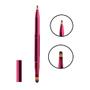 Imagem de Requintado Professional Lip Brush Applicators-Retractable Lipstick Brushes- Batom Gloss Maquiagem Brush Tool For Women and Girls (Two-Head-Rose Red)