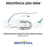 Imagem de Resistência 220v 550w md-271 p/ cafeteira britânia bcf15