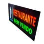 Imagem de  restaurante/Bem vindo Placa led letreiro Luminoso  bivolt