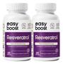 Imagem de Resveratrol Easy Boost 100% Trans-resveratrol 120caps Kit 2x