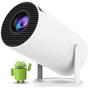 Retroprojetor 4K Branco Wifi Android Portátil Ultra Hdmi - Blackwatch Imagem de Retroprojetor 4K Branco Wifi Android Portátil Ultra Hdmi