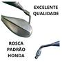 Imagem de Retrovisor Attack Moto Parts F800 Rebaixado Rosca Honda Bmw