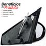 Imagem de Retrovisor Direito (passageiro) Fiat Argo Cronos 2018 2019 2020 2021 2022 com Controle Manual sem Capa Original