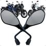 Imagem de Retrovisor Esportivo Bmw F800 Fixo Rosca Honda Para Cg 125 150 Twister 190 Cb 300 Biz  Pop 100 Titan