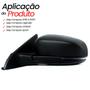 Imagem de Retrovisor Esquerdo Lado Motorista Jeep Compass Limited Longitude Sport 2018 2019 2020 2021 2022 2023 Sensor Ponto Cego Pisca Capa