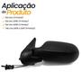 Imagem de Retrovisor Esquerdo Uno Fire 4 Portas 2006 2007 2008 2009 2010 Controle Manual