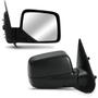 Imagem de Retrovisor Ford Ranger 2005 2006 2007 2008 2009 Manual Preto com Capa Sem Controle