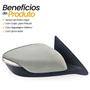 Imagem de Retrovisor Lateral Direito Passageiro Chevrolet Tracker 2020 2021 2022 2013 Com Sensor de Ponto Cego Repetidor de Seta e Capa