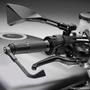 Imagem de Retrovisor Moto Esportivo Cg Fan Titan Pop Bros Cb 300 Twister Hornet Xj6 Tipo Rizoma Tomok Alumínio