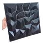 Imagem de Revestimento 3D P/ Parede Placas Adesivas Modular Em PVC Kit C/50 Unids