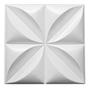 Revestimento 3D Plastico Modelo Petalas/Nao E Forma De Gesso - LU JPDECORACOES Imagem de Revestimento 3D Plastico Modelo Petalas/Nao E Forma De Gesso