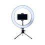 Imagem de Ring Light 10 26cm com Tripé e Suporte Celular