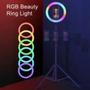 Imagem de Ring Light 12 Polegadas 30cm Luz Colorida +tripé 2m Youtuber