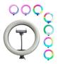 Imagem de Ring Light 12" RGB LED com Tripé 2,11m + Ring Ligth de 8"