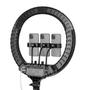 Imagem de Ring Light 45cm LED RL18 + 3 Suportes de Celular + Tripé 2m com Controle Remoto