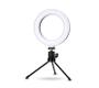 Imagem de Ring Light 6 Led Com Tripé, 16Cm De Diâmetro
