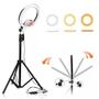 Imagem de Ring Light Anel De Luz Led 10" 26cm Tripé Grande 2,1 Metros