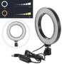 Imagem de Ring Light Anel De Selfie Iluminador Luz Led Tripé Mesa 16cm 6 Polegadas