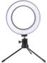 Imagem de Ring Light Anel De Selfie Iluminador Luz Led Tripé Mesa 16cm 6 Polegadas