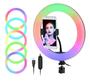 Imagem de Ring Light Anel Led Luz Iluminador Rgb Colorido Hing Light