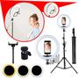 Imagem de Ring Light Aro Led 10 Polegadas Com Tripé 2,10 Ball Flexivel