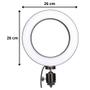 Imagem de Ring Light Completo Iluminador Portátil 26cm com Tripé 18cm