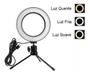 Imagem de Ring Light De Mesa Iluminador Led Mini Tripé Anel 16Cm Usb