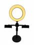Imagem de Ring Light de Mesa Portátil Com 2 Suporte Articulado Vídeo e Foto WS-868