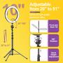 Imagem de Ring Light EMART 10 Polegadas com Suporte para Tripé e Celular
