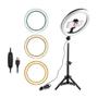 Imagem de Ring Light Iluminador 26cm Usb Led + Tripe C. Suporte P Cel