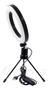 Imagem de Ring Light Iluminador De Led C/ Tripe Usb 16cm Videos E Foto 6 polegadas