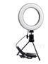 Imagem de Ring Light Iluminador De Led C/ Tripe Usb 16cm Videos E Foto 6 polegadas