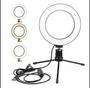 Imagem de Ring Light Iluminador LED 26cm 10" - com tripé de 2,1m - circular - Completo - Inova