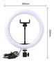 Imagem de Ring Light Iluminador LED 26cm 10" - com tripé de 2,1m - circular - Completo - Inova