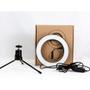 Imagem de Ring Light Iluminador Luz 16cm Com Tripé de Mesa Para Fotos e Vídeos P C/ MINI TRIPE