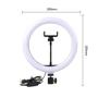 Ring Light Kit Completo 26cm Iluminação Portátil Tripé Grande Fotos Vídeos Maquiagem Imagem de Ring Light Kit Completo 26cm Iluminação Portátil Tripé Grande Fotos Vídeos Maquiagem