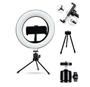 Imagem de Ring Light Lampada Luz Led Iluminador Anel 16Cm 6 Pol Tripé