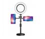 Imagem de Ring Light LED 16cm 10w Duplo Suporte Celular Orquezz CL-12