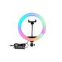 Imagem de Ring Light Led Colorido Rgb33 Suporte Celular + Controle