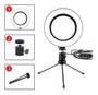 Imagem de Ring Light Led Mesa Iluminador Pequena Tripé 6 Polegada 16Cm