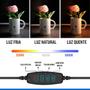 Ring Light Led Mesa Iluminador Pequena Tripé 6 Polegada 16cm - PONTO DO NERD Imagem de Ring Light Led Mesa Iluminador Pequena Tripé 6 Polegada 16cm