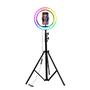 Imagem de Ring Light LED RGB 33cm com Suporte para Celular e Tripé 1,90cm - MJ33