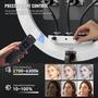 Imagem de Ring Light LED SH de 19 Polegadas com Tripé de 2,5m - Iluminação para Selfie