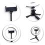 Imagem de Ring Light Luz Iluminadora De Led 26cm Com Suporte Celular