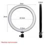 Imagem de Ring Light Maquiagem 26Cm 10 Polegadas Com Tripé 2,10M